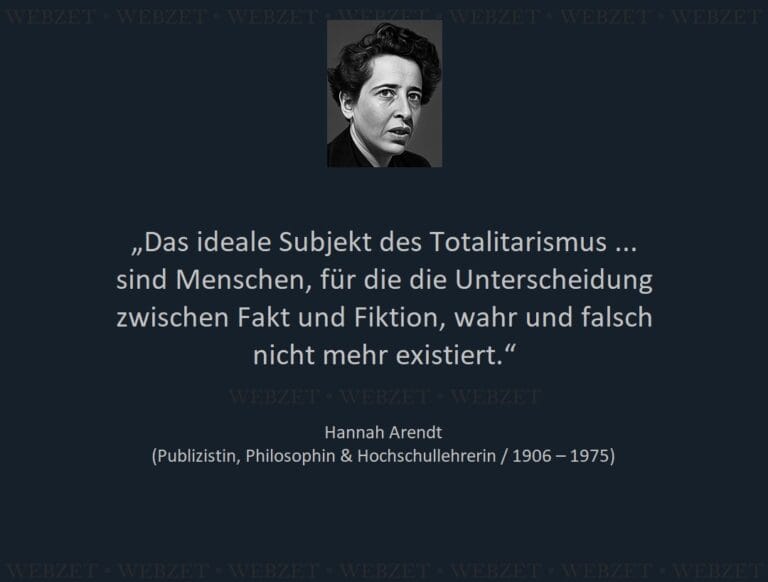 Hannah Arendt – Das ideale Subjekt des Totalitarismus