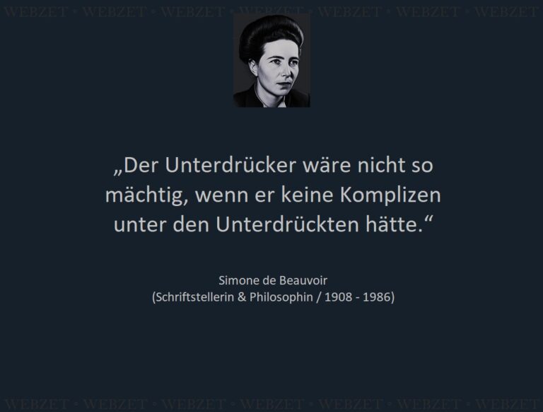 Simone de Beauvoir – Der Unterdrücker