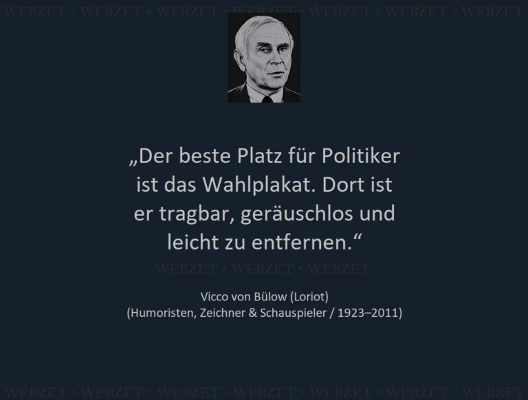Vicco von Bülow (Loriot) – Der beste Platz