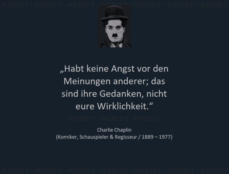Charlie Chaplin – Habt keine Angst vor
