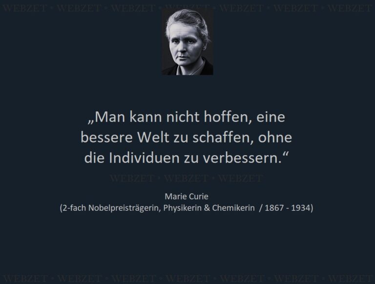 Marie Curie – Man kann nicht hoffen