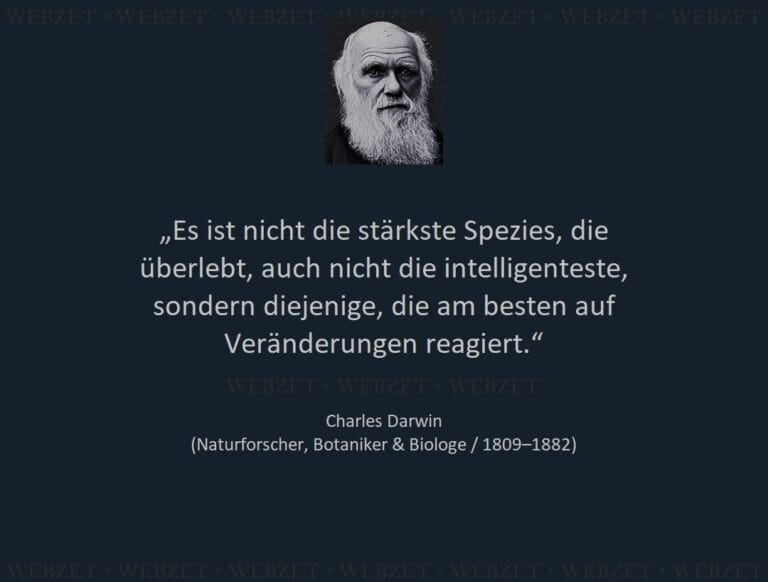 Charles Darwin – Nicht die stärkste Spezies