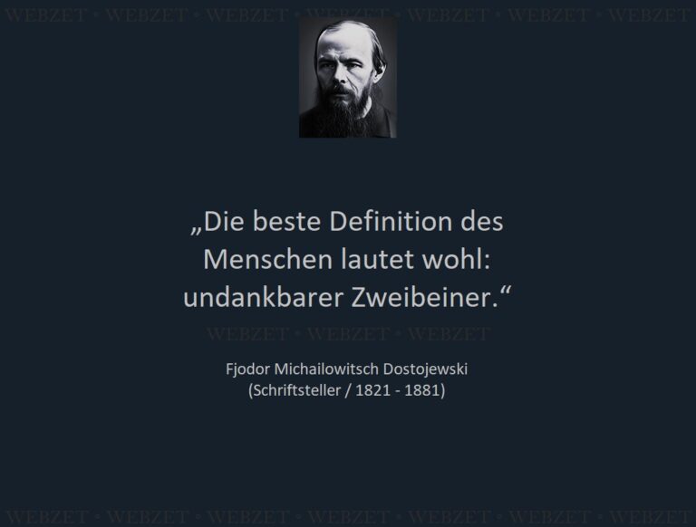 Fjodor Dostojewski – Die beste Definition