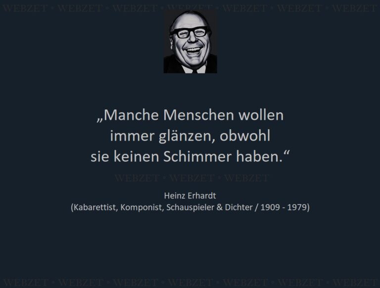 Heinz Erhardt – Manche Menschen wollen immer
