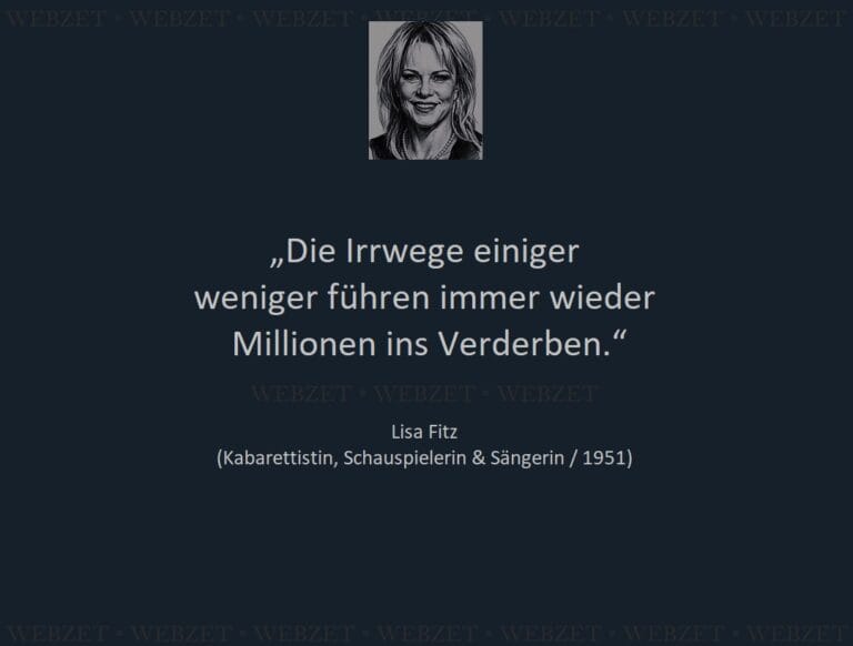 Lisa Fitz – Die Irrwege einiger weniger