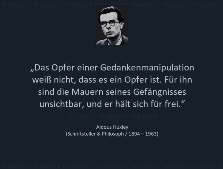 Aldous Huxley – Opfer einer Gedankenmanipulation