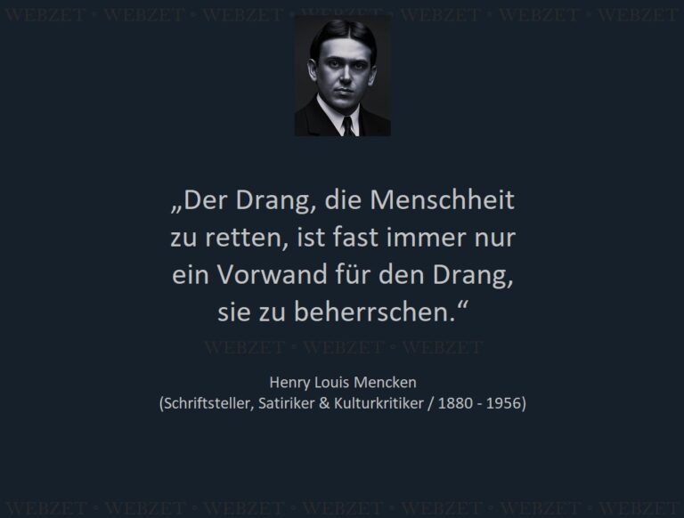 Henry Louis Mencken – Der Drang