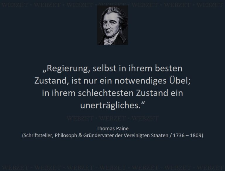 Thomas Paine – Regierung, selbst in