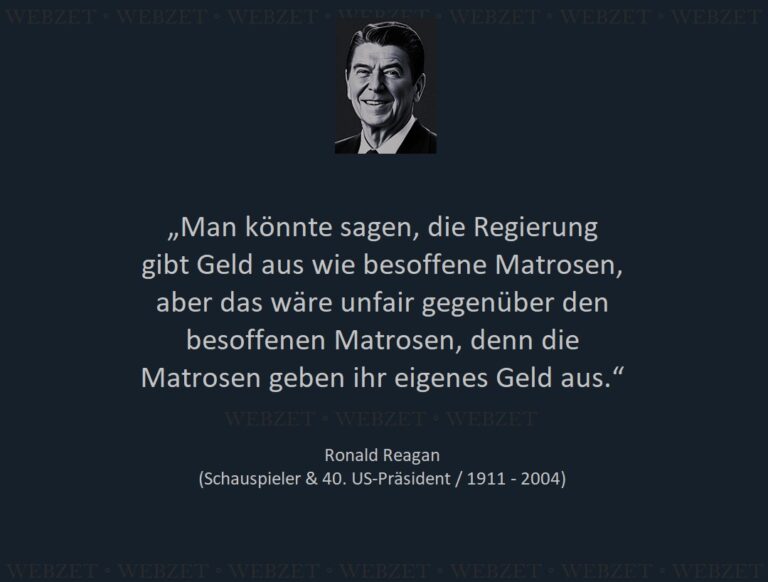Ronald Reagan – Man könnte sagen