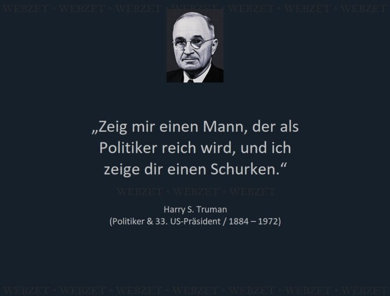 Harry S. Truman – Als Politiker reich wird
